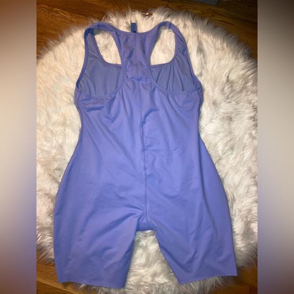 RARE SKIMS Size 2X Women’s Swim Cycle Suit One Piece Periwinkle Blue NWT - Picture 7 of 7